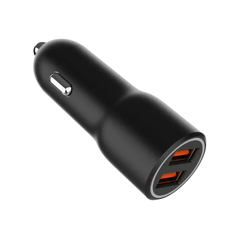 Încărcător auto Gembird TA-UC-A2QC36-CAR-01, 36W, Negru