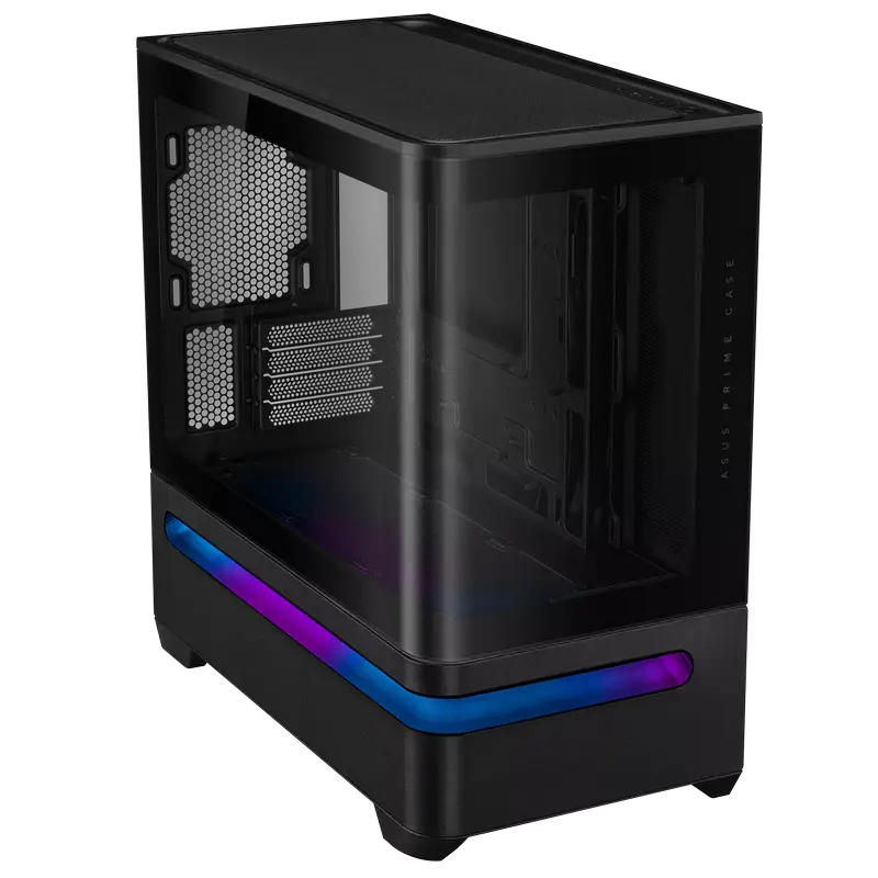 Carcasă PC ASUS PRIME AP202 TG ARGB, Midi-Tower, , Negru