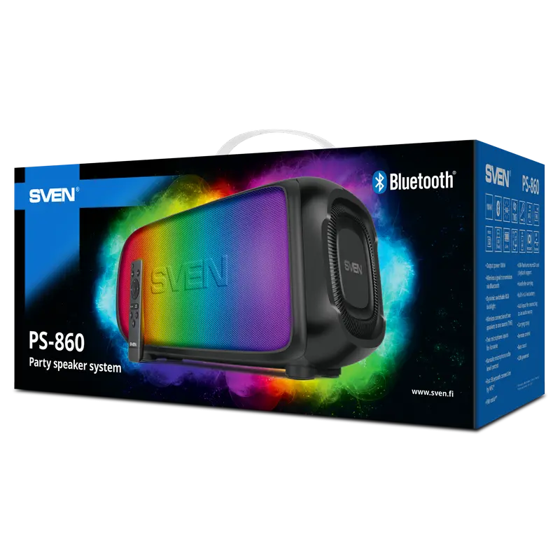 Boxă portabilă SVEN PS-860, Negru