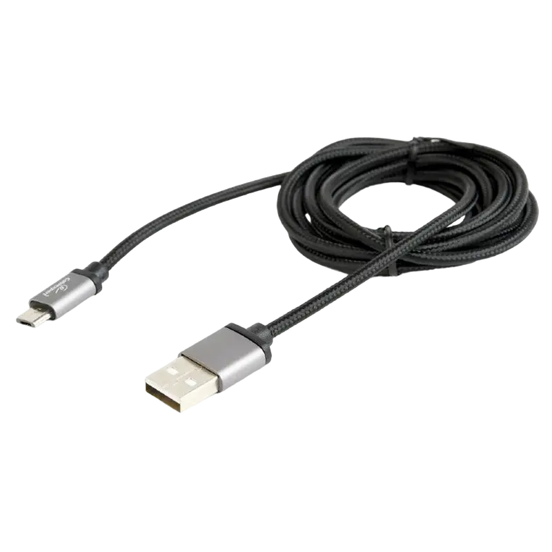 Cablu pentru încărcare și sincronizare Cablexpert MicroUSB/USB2.0, 1.8m, Negru