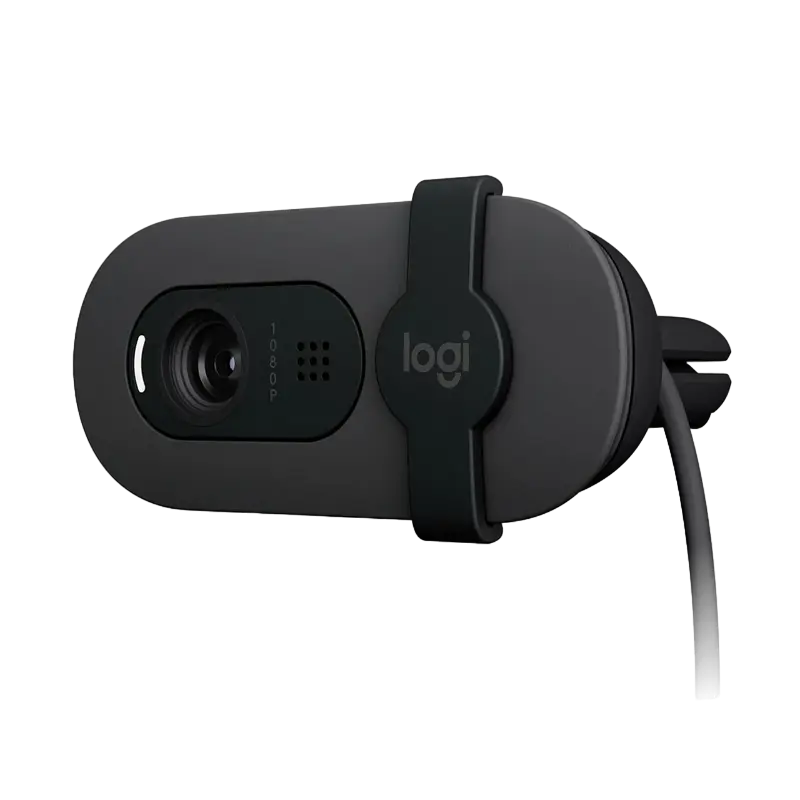 Cameră Web Logitech BRIO 105, Full-HD 1080P, Negru