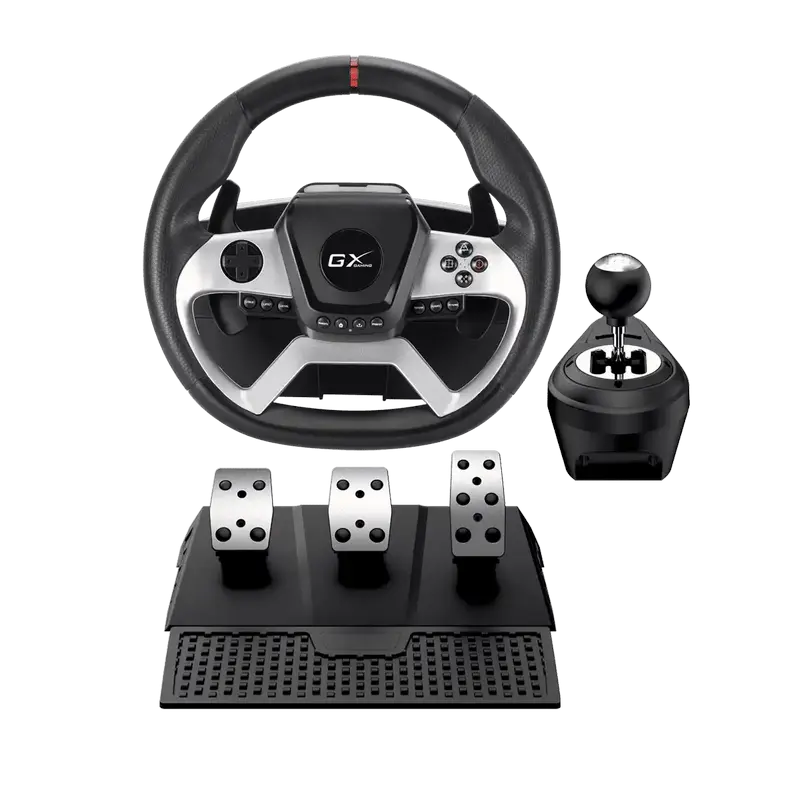 Volan Gaming Genius SpeedMaster X5 FF, Negru