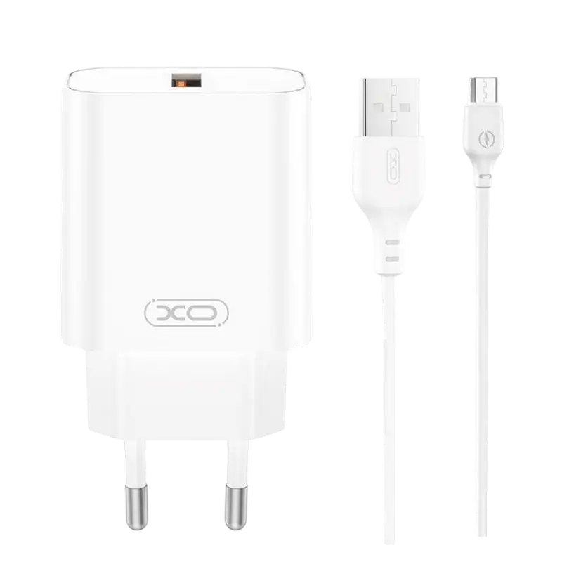 Încărcător XO CE33 + MicroUSB, 18W,..