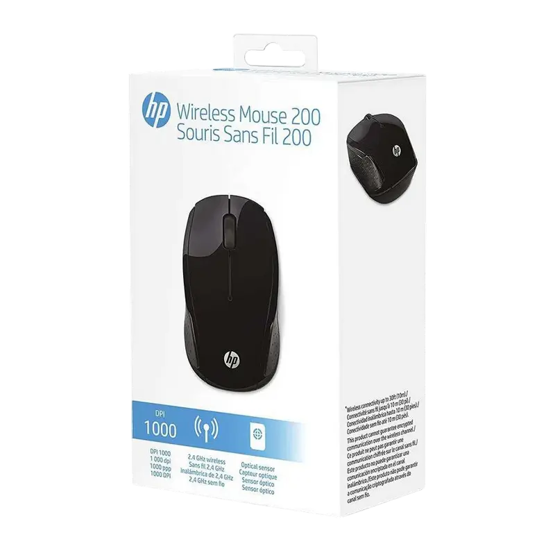 Мышь HP 200 Empress, Чёрный