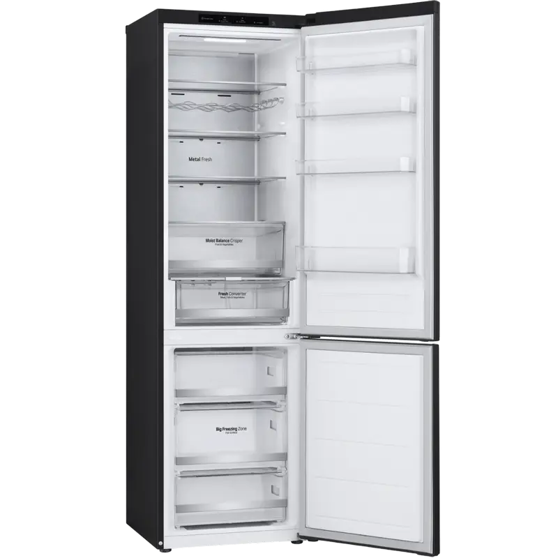 Frigider LG GBV5240DEP, DoorCooling+, Negru