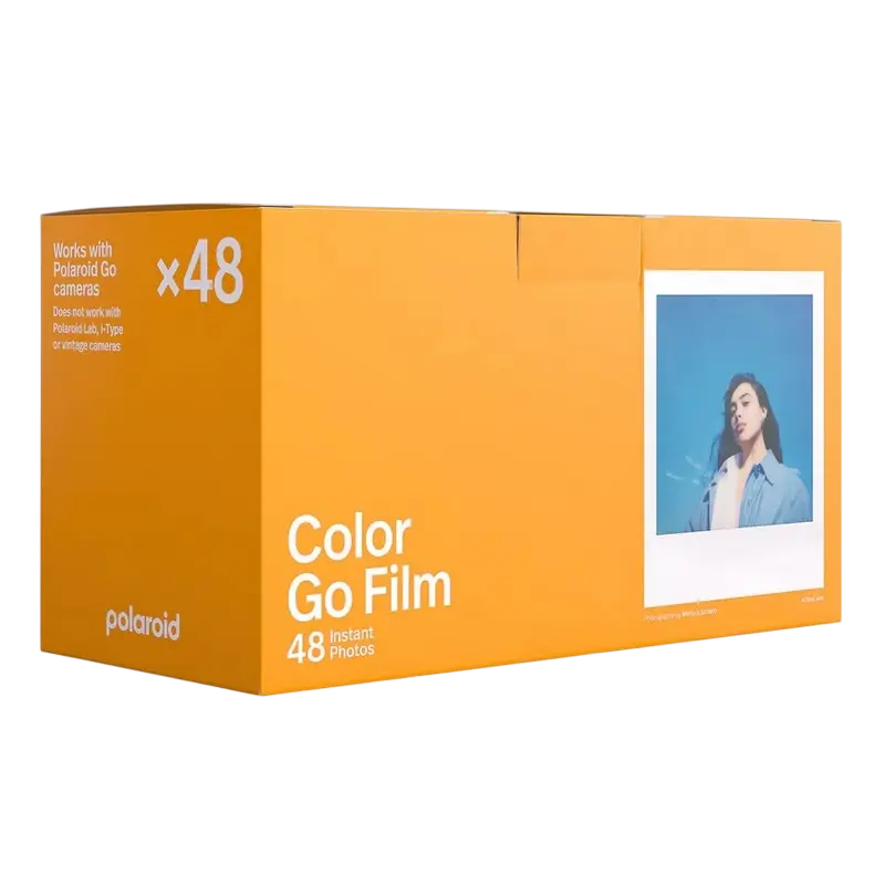 Hârtie foto Polaroid Go Color Film, 48 buc, Alb