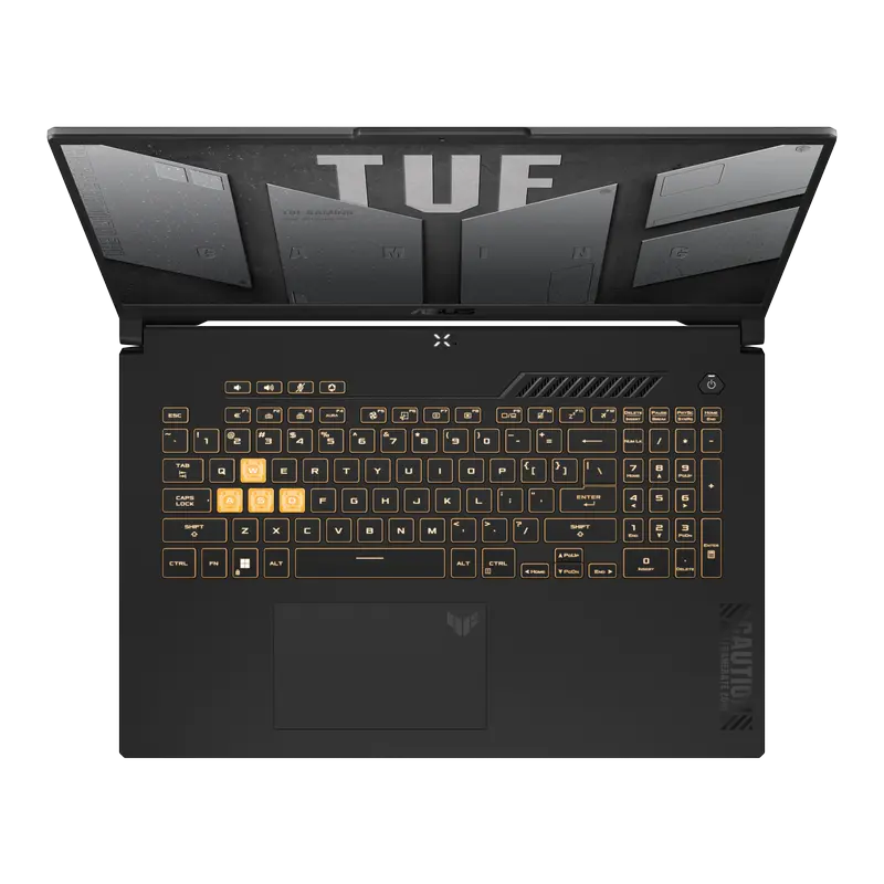 Игровой ноутбук 17,3" ASUS TUF Gaming F17 FX707VJ, Mecha Gray, Intel Core 5 210H, 16Гб/512Гб, Без ОС