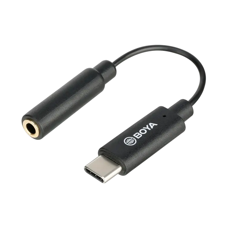 Cumpara  Аудиокабели и адаптеры - Аудио адаптер Boya BY-K4, USB Type-C - 3.5 мм..