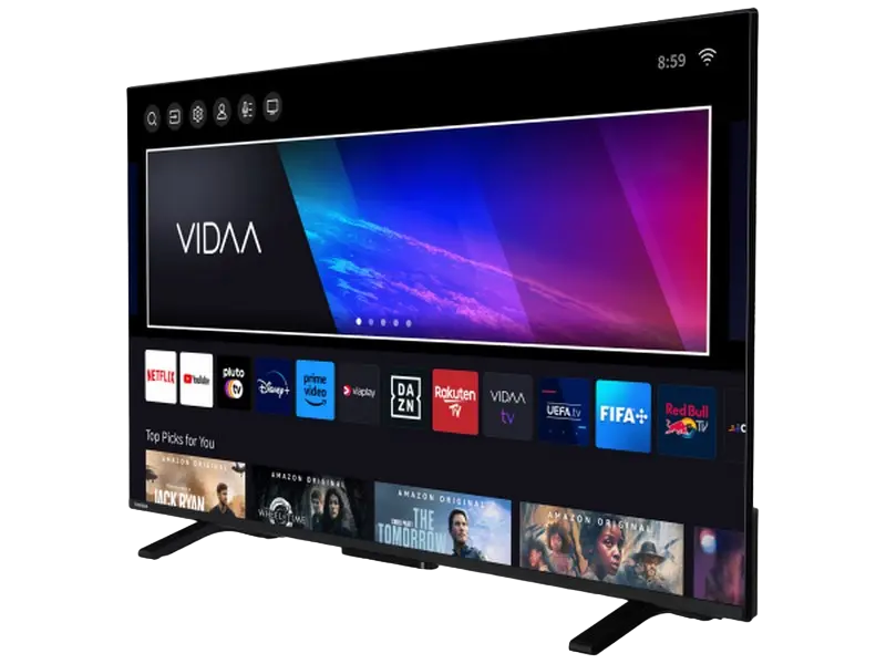 50" LED SMART TV Toshiba 50UV2463DG, 3840x2160 4K UHD, VIDAA U OS, Negru