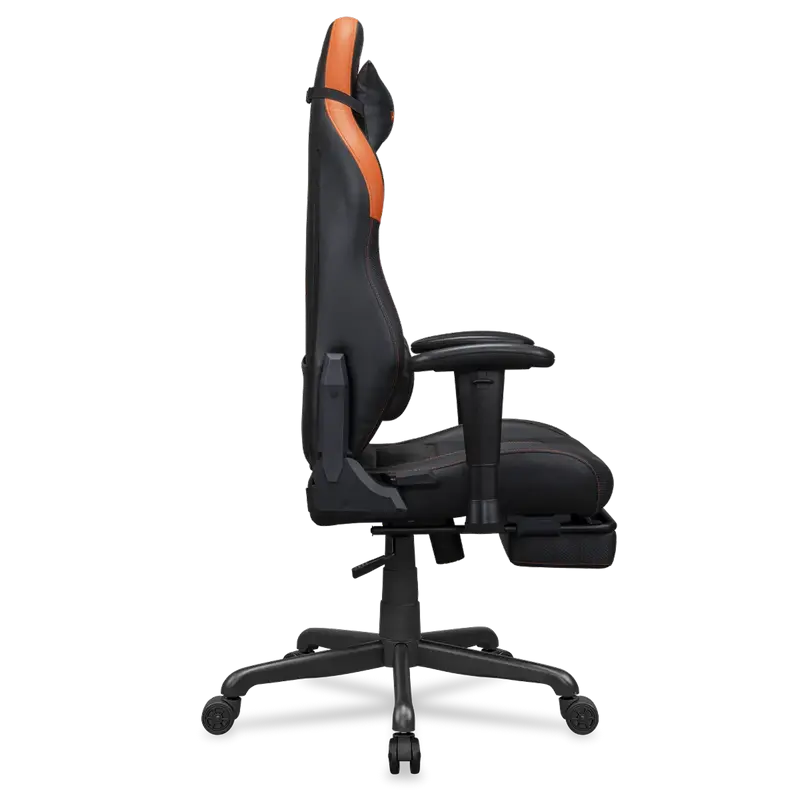 Scaun Gaming Cougar Explore Neo, PVC Piele, Negru | Portocaliu