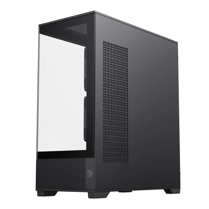 Carcasă PC Gamemax VISTA 2 AB, Midi-Tower, Fără PSU, Negru