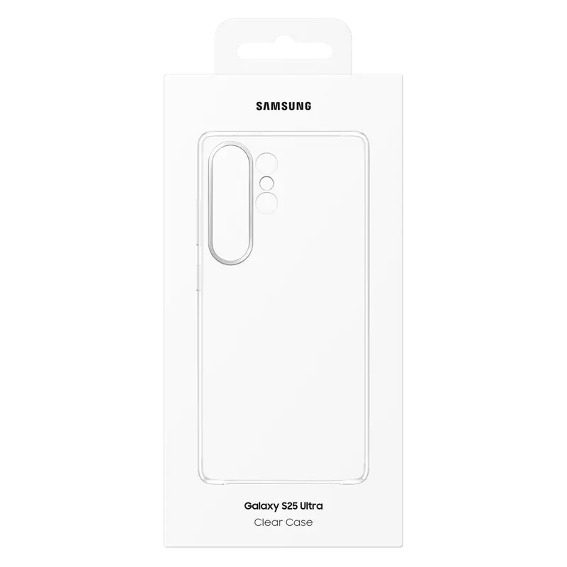 Husă Samsung Clear Cover pentru Galaxy S25 Ultra, Transparent
