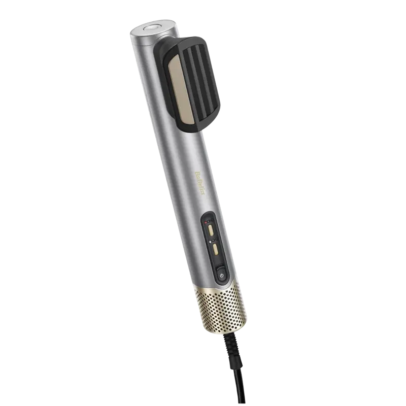 Uscător de păr-perie BaByliss AS6555E, 1600W, Argintiu