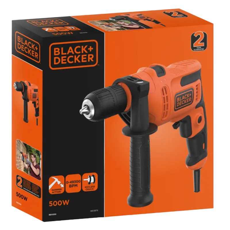 Perforator Black+Decker BEH200-QS