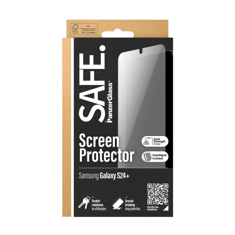 Sticlă de protecție PanzerGlass SAFE. Ultra-Wide Fit Samsung Galaxy S24+