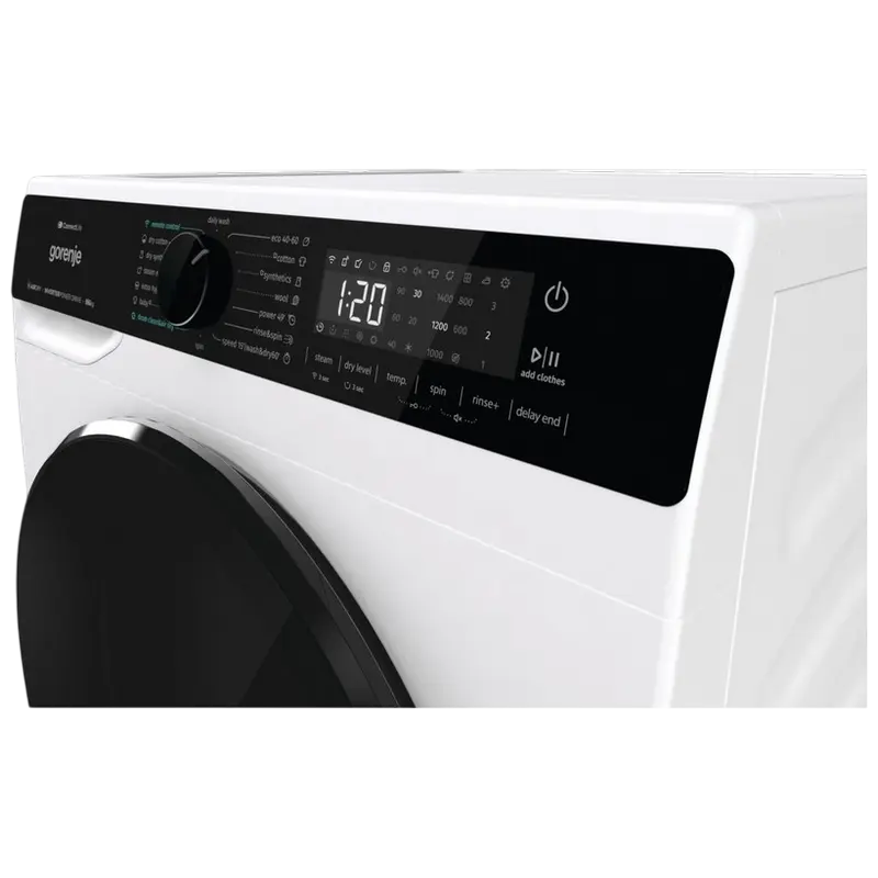 Mașină de spălat cu uscător Gorenje WD2PA964ADW, 9kg, Alb