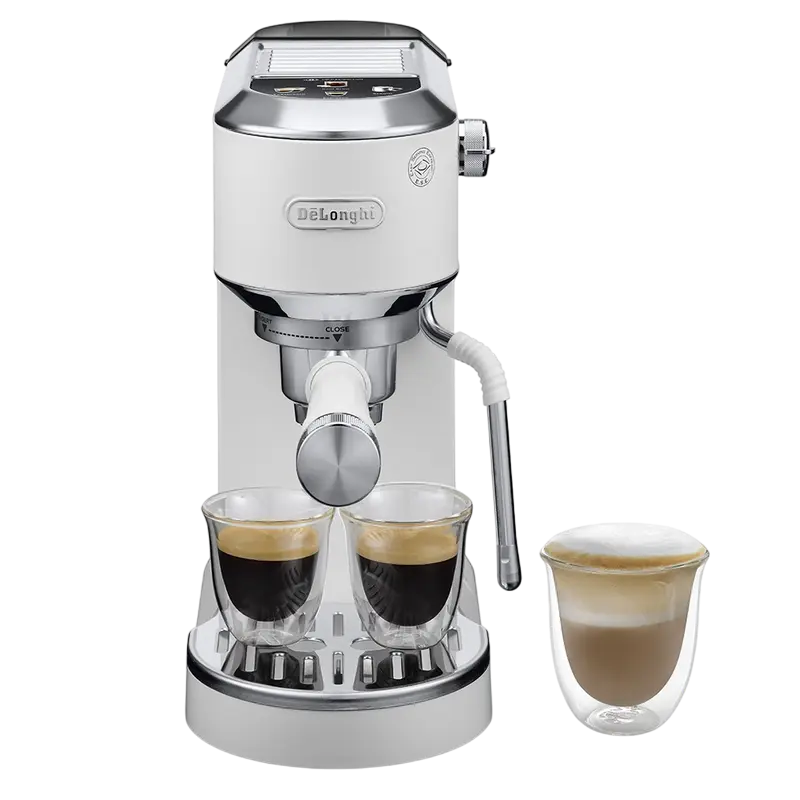 Cumpara  Cafetiere - Cafetiera manuala DeLonghi EC890WI, 1450W, Al..