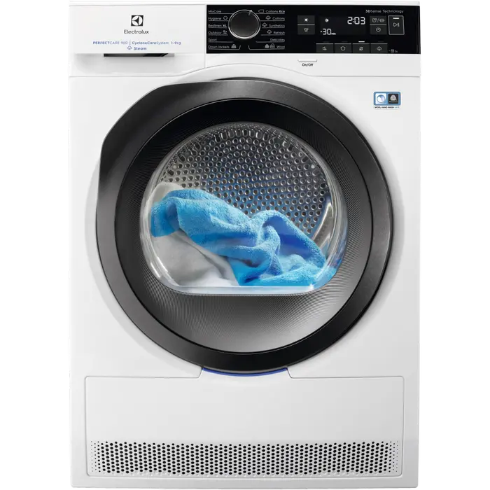 Uscător de rufe Electrolux EW9HS289S, 9kg, Alb