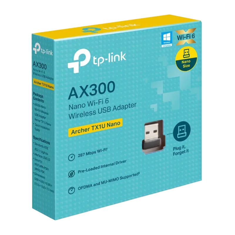 USB Aдаптер TP-LINK Archer TX1U Nano