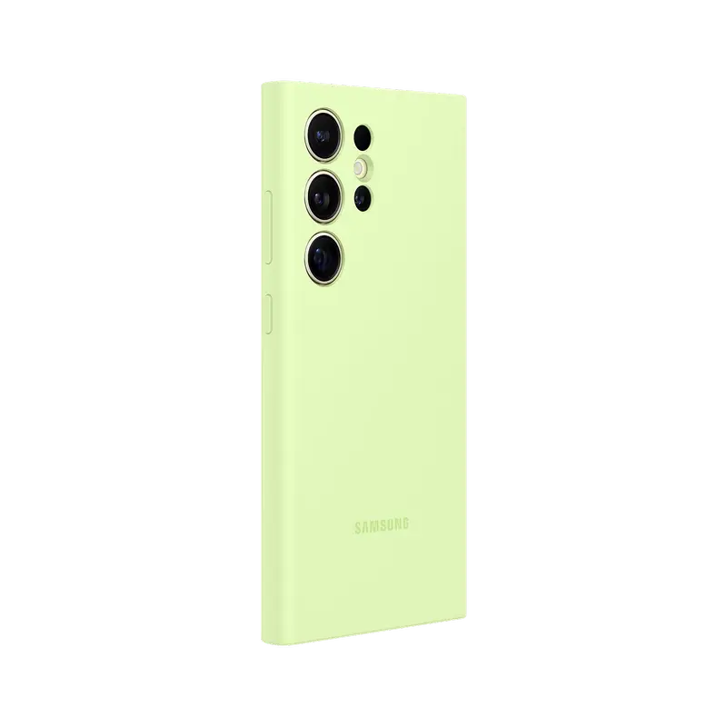 Husă Samsung Silicone Cover Galaxy S24 Ultra, Verde