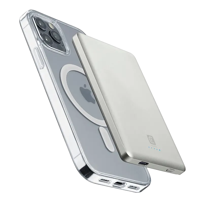 Încărcător portabil Cellularline MAG LITE 5000mAh, Alb