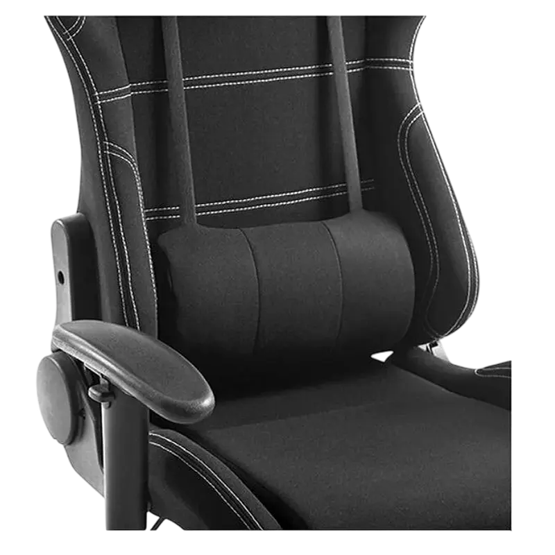 Scaun Gaming Lumi CH06-14, Textil, Negru