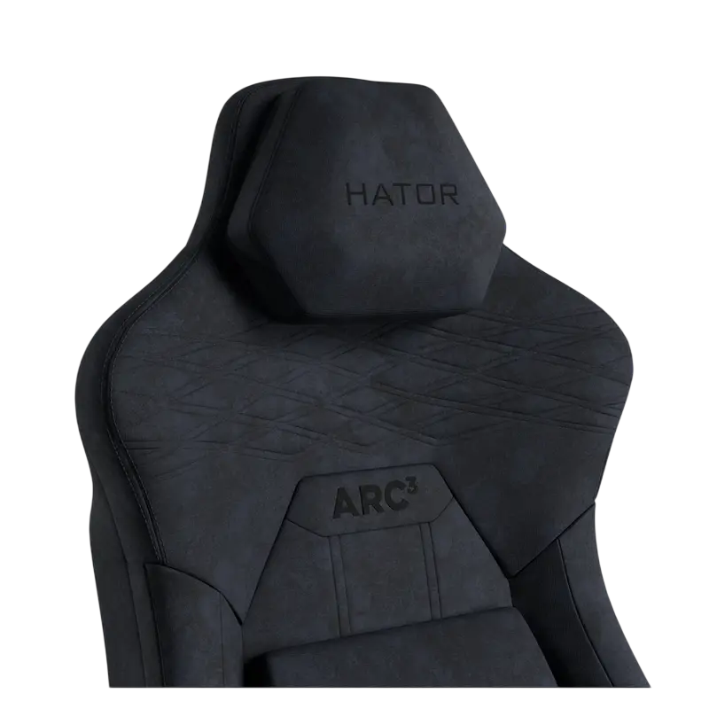 Scaun Gaming HATOR Arc 3 XL, Velur, Negru