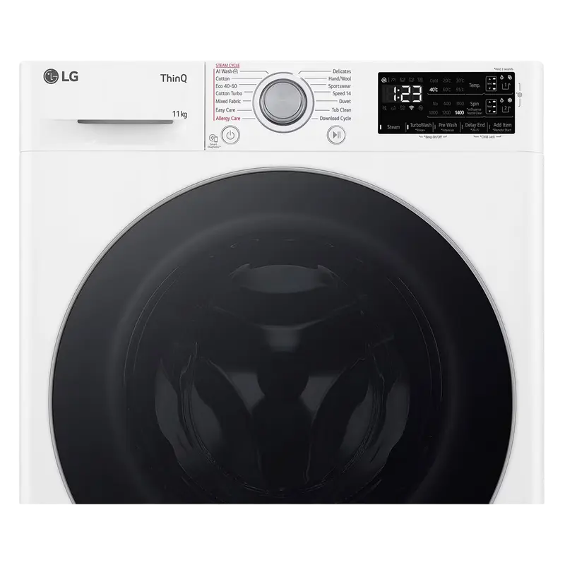 Mașină de spălat LG F4WR311S1WA, 11kg, Alb