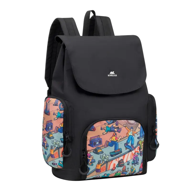 Rucsac Rivacase 5425, Poliester, Skaters