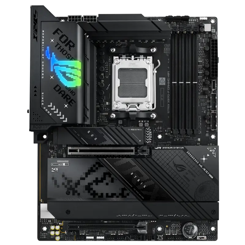 Placă de bază ASUS ROG STRIX X870-F GAMING WIFI, AM5, AMD X870, ATX