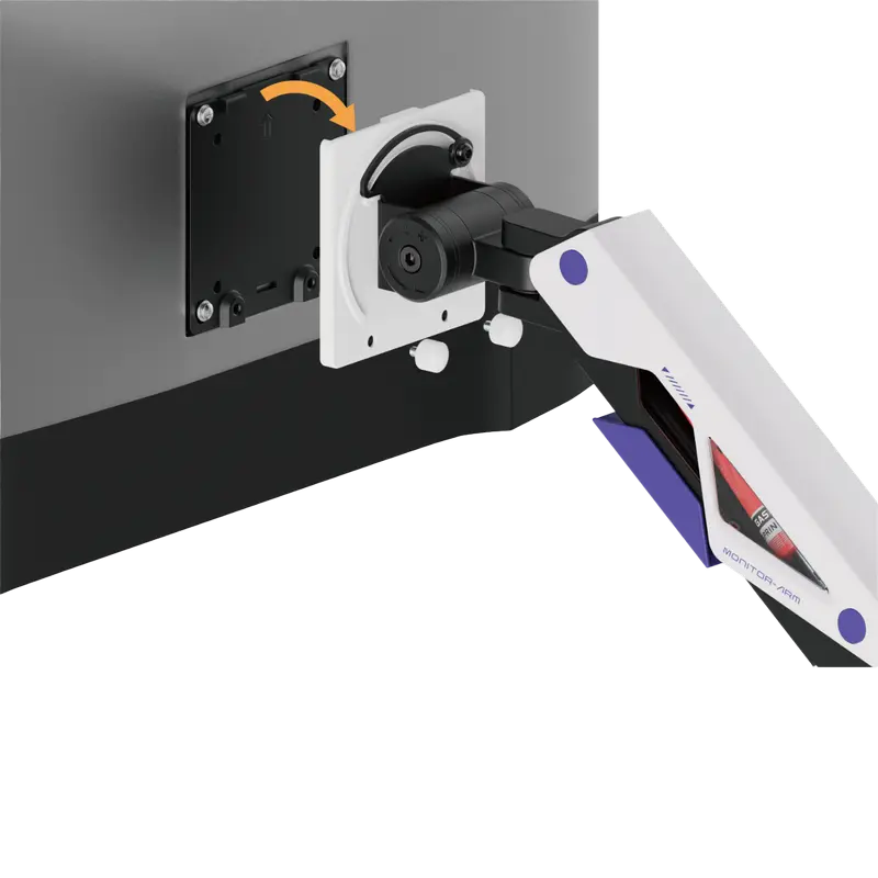 Suport birou pentru monitoare Lumi LDT95-C012, Negru