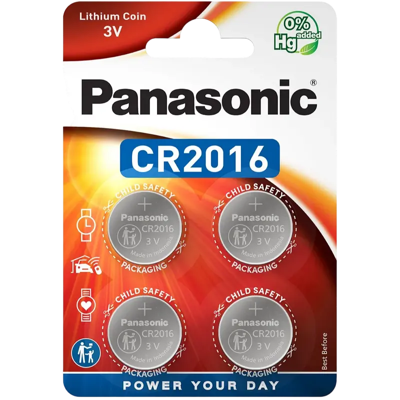 Cumpara  Батарейки - Baterii cu disc Panasonic CR-2016EL, CR2016, ..