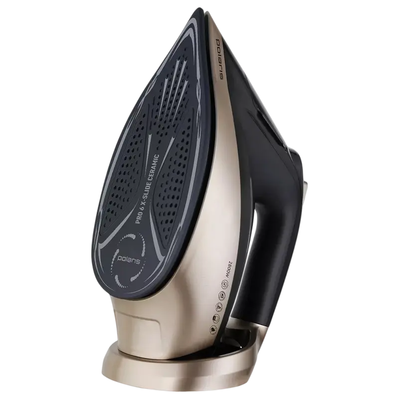 Fier de călcat Polaris PIR 2852AK, 2800W, Negru | Auriu