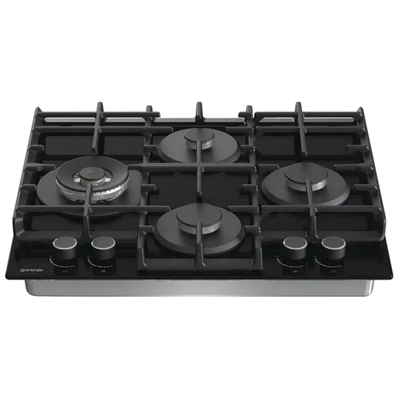 Газовая варочная панель Gorenje GTW6D42AB, Чёрный