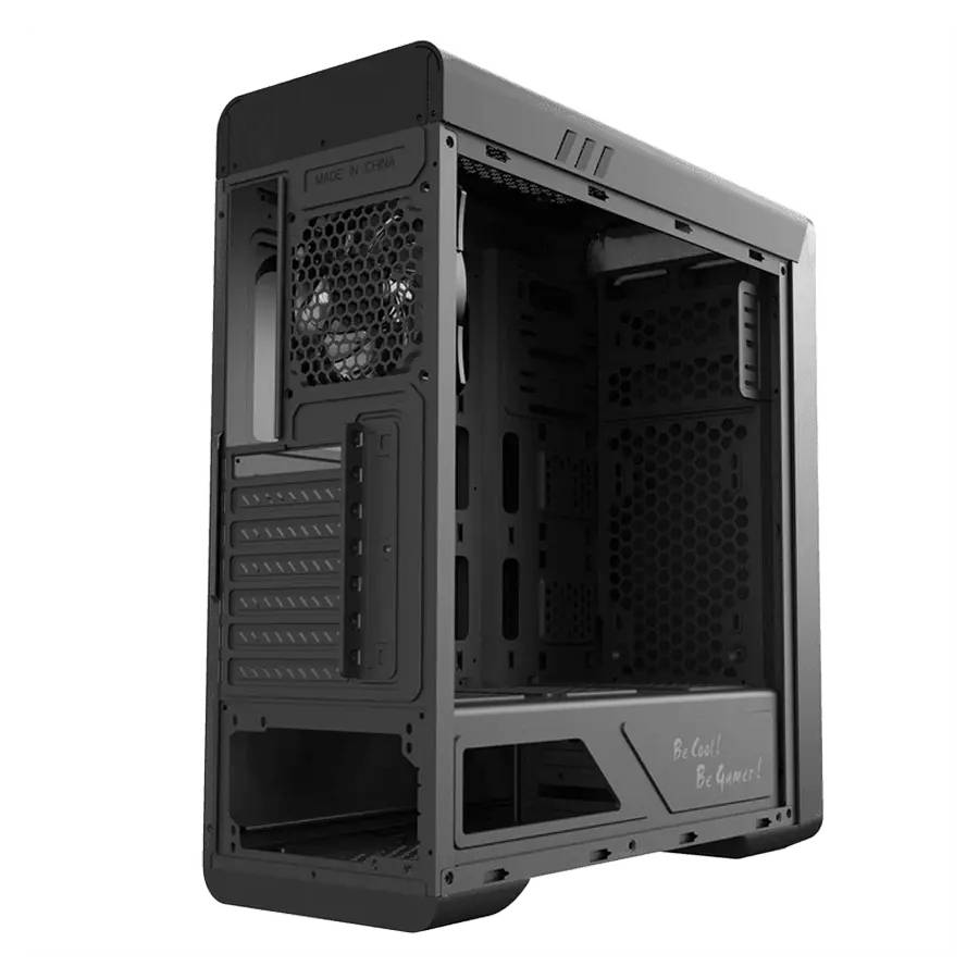 Компьютерный корпус Gamemax RockStar, Midi-Tower, Без блока питания, Чёрный