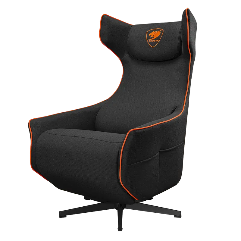 Scaun Gaming Cougar Magus, Imitație de in, Negru | Portocaliu