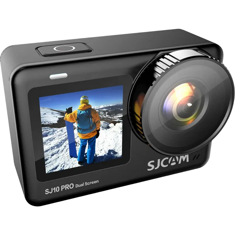 Cameră Video Sport SJCAM SJ10 PRO Dual Screeni, Negru