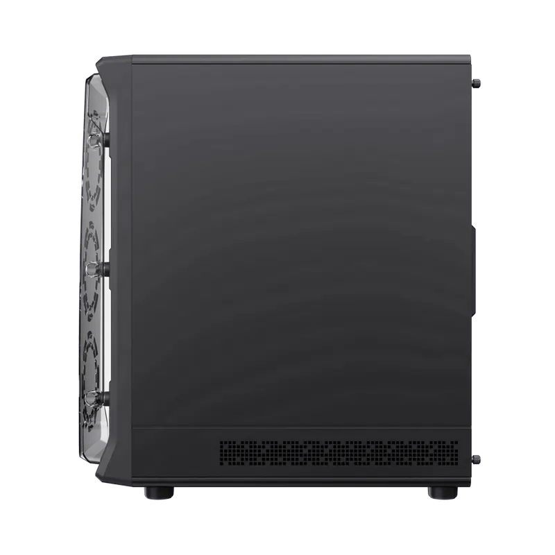 Carcasă PC Gamemax Starlight 2 AB, Midi-Tower, Fără PSU, Negru