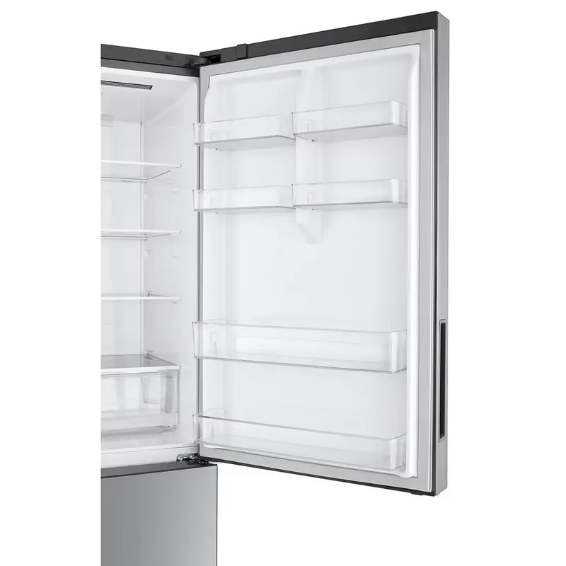 Холодильник LG GBB566PZHMN, Нержавеющая сталь