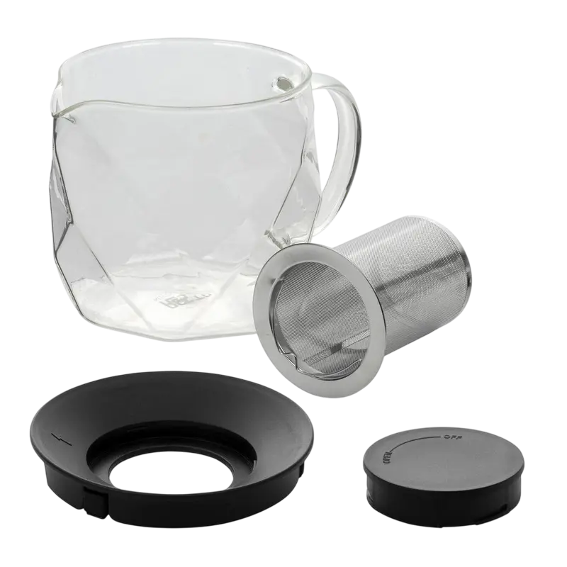 Ceainic cu infuzor RESTO 90516, 1L, Negru