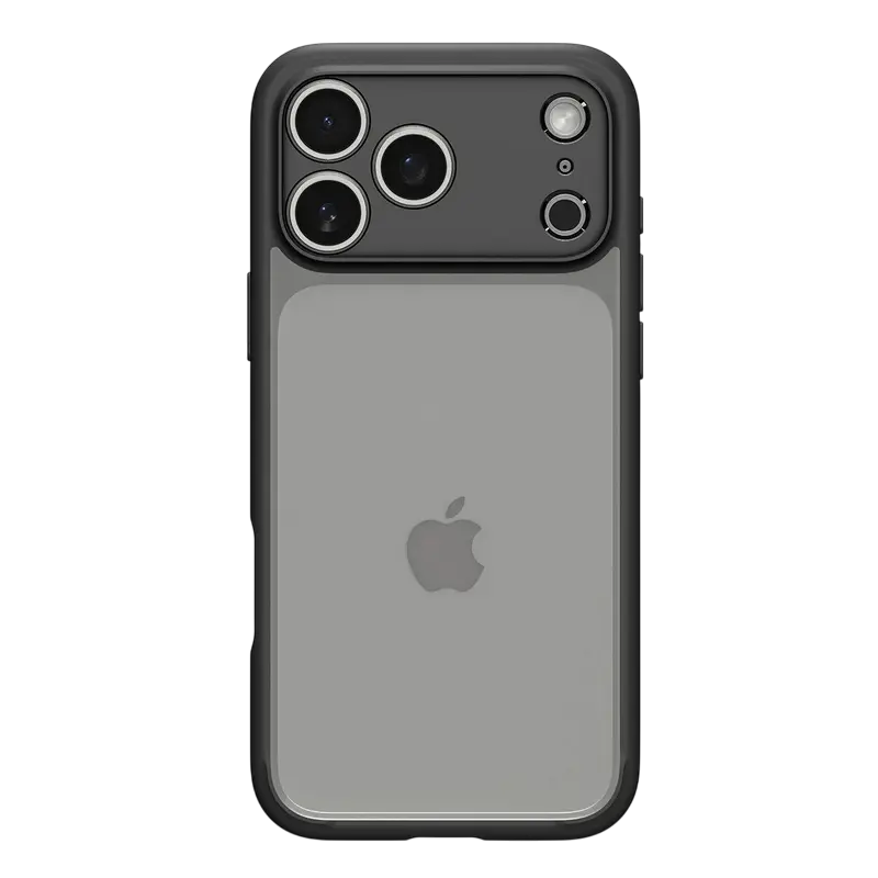 Husă Spigen Ultra Hybrid pentru Apple iPhone 17 Pro, Negru mat