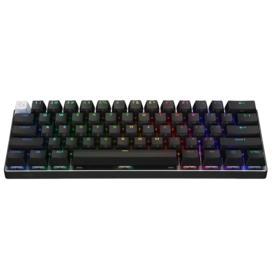 Клавиатура Logitech PRO X 60, Проводное / беспроводное, Чёрный
