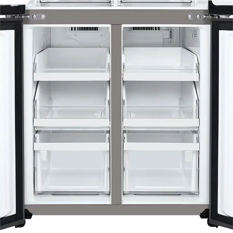 Холодильник LG GMB860PYDE, DoorCooling+, Серебристый