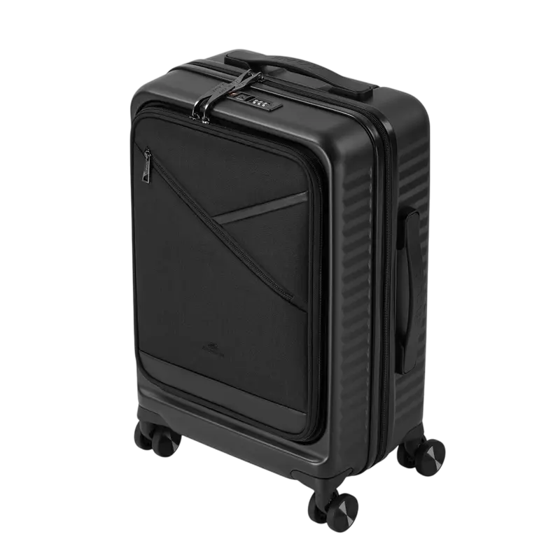Valiză Rivacase Clark-Eco, 28L, Negru