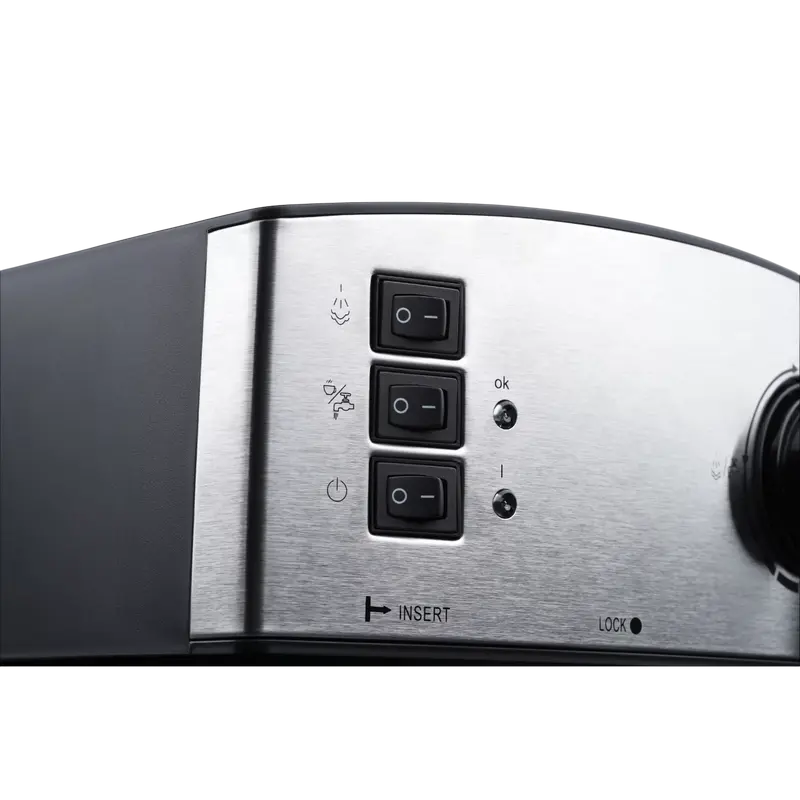 Cafetiera manuala Ardesto YCM-E1600, 850W, Oțel inoxidabil