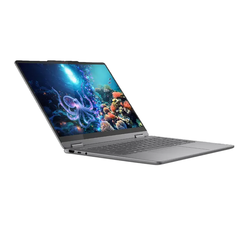 Laptop 14" Lenovo Yoga 7 2-in-1 14ILL10, Luna Grey, Intel Core Ultra 7 256V, 16GB/1024GB, Fără SO
