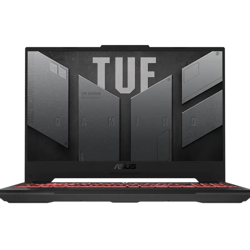 Laptop Gaming 15,6" ASUS TUF Gaming A15 FA507UI, Mecha Gray, AMD Ryzen 7 8845HS, 16GB/1024GB, Fără SO