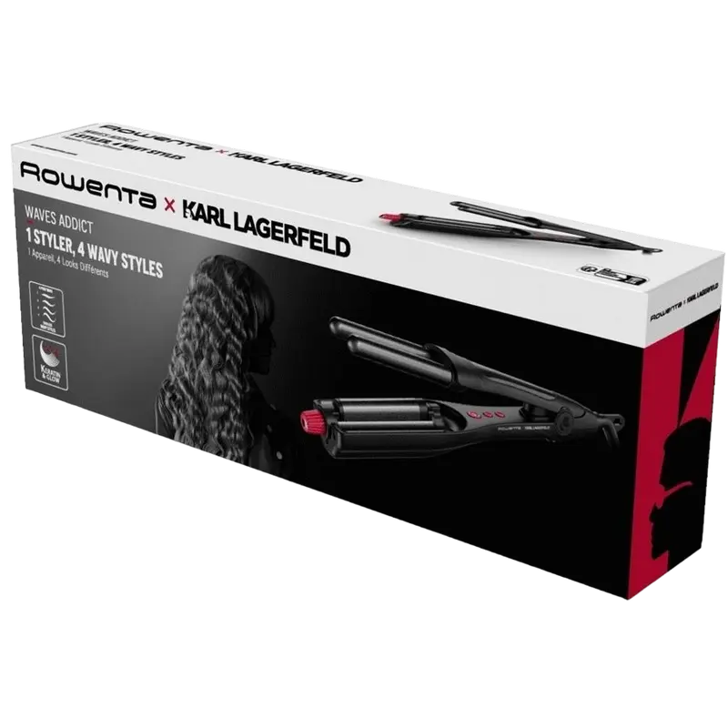 Styler Rowenta CF471LF0, Negru