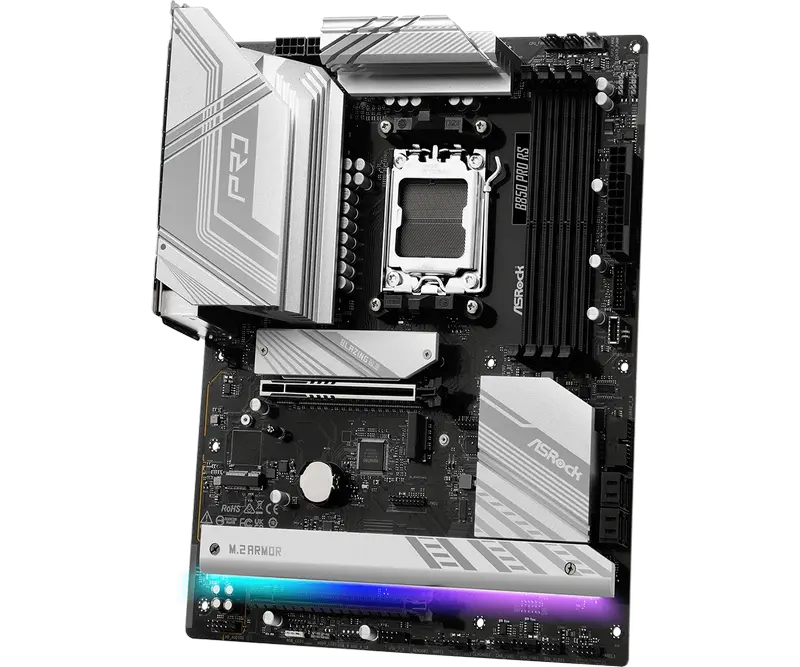 Placa de bază ASRock B850 Pro RS, AM5, AMD B850, ATX