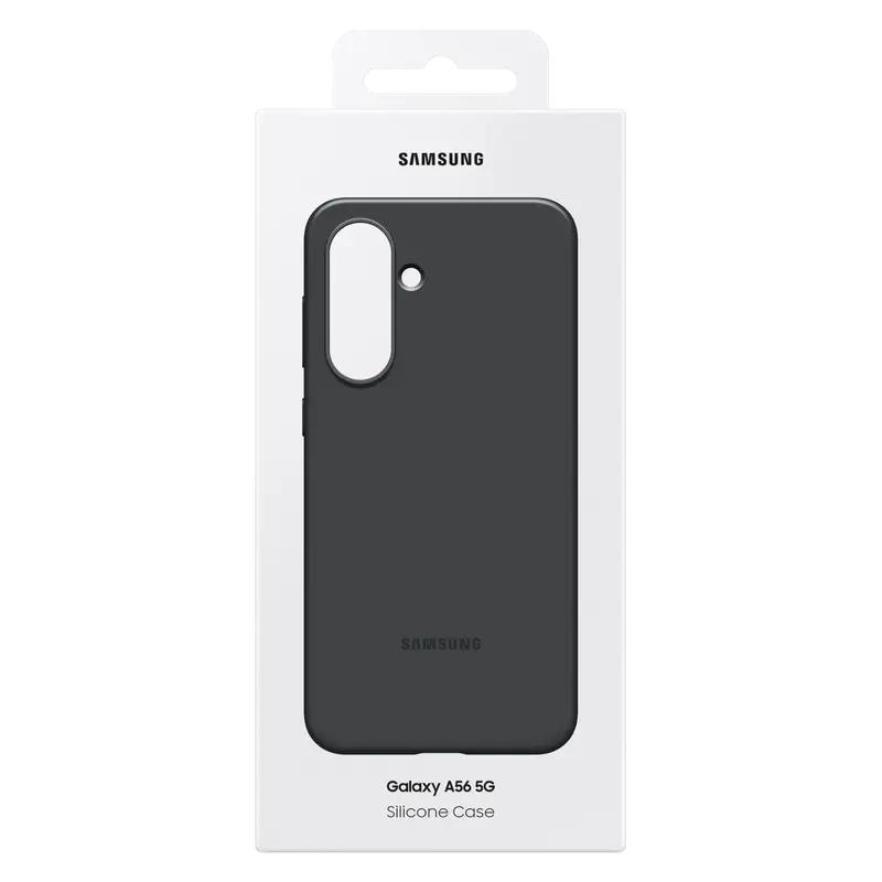Husă Samsung Silicone Cover pentru Galaxy A56, Negru
